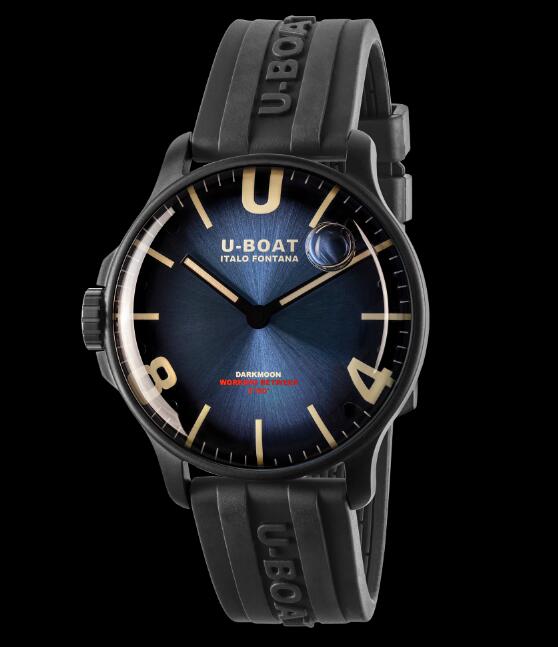 Replica U-BOAT Watch DARKMOON 44MM BLUE IPB SOLEIL 8700/B